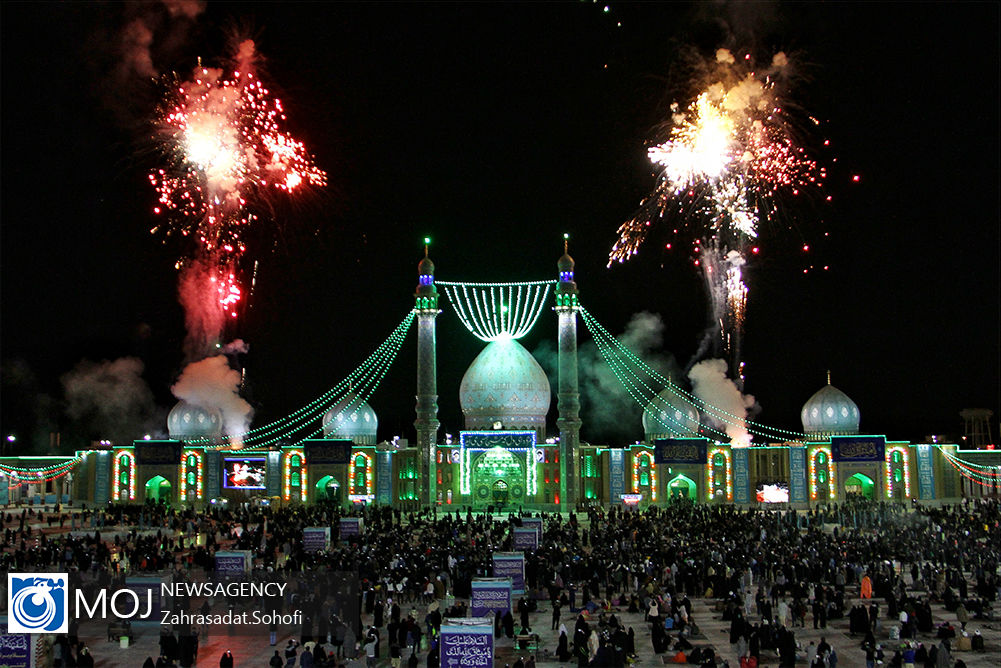 جشن نیمه شعبان در مسجد مقدس جمکران