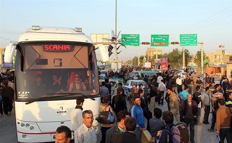 اجرای «آئین بدرقه» ویژه مسافران اربعین حسینی در پایانه کاوه اصفهان