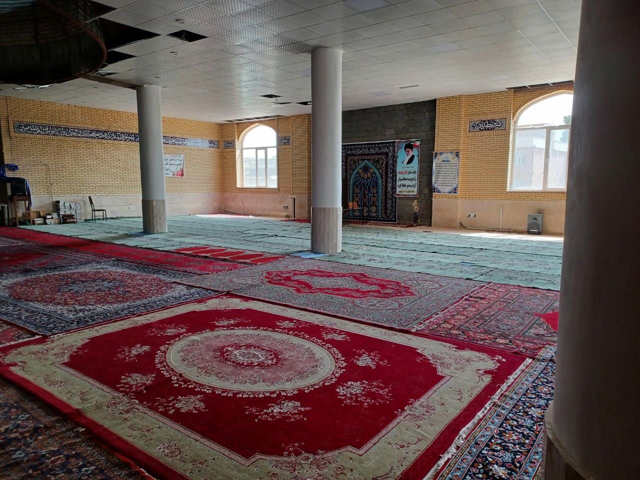مسجد جامع شهر ایوان 85 درصد پیشرفت فیزیکی دارد