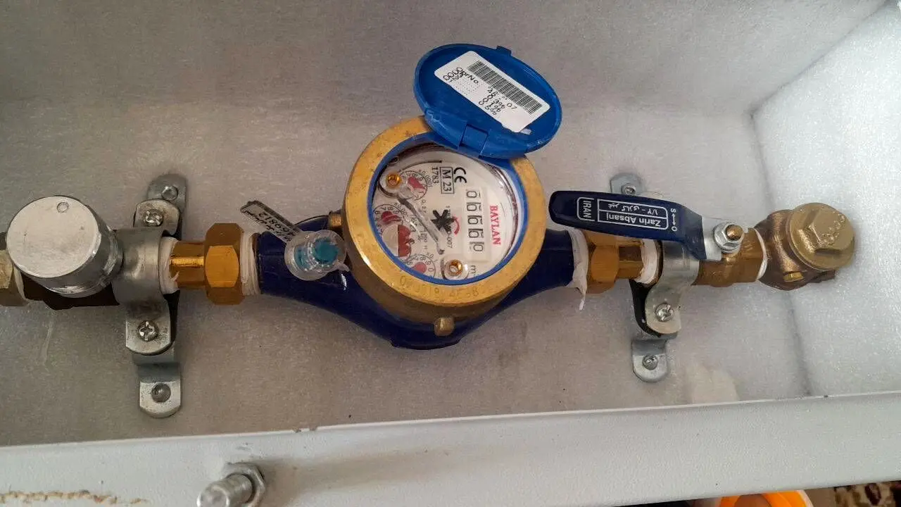  برای کنتورهای آب از پوشش مناسب استفاده کنید