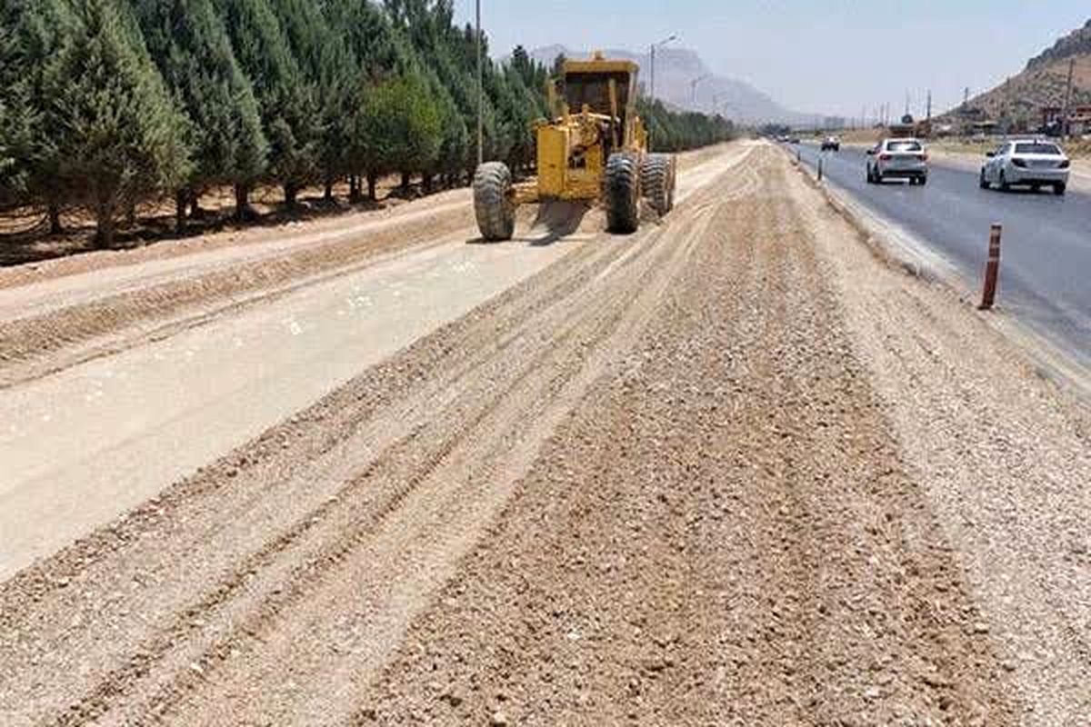 بهسازی و تعریض کمربندی شمالی شیراز با اعتباری بالغ بر ۲۰۰ میلیارد تومان