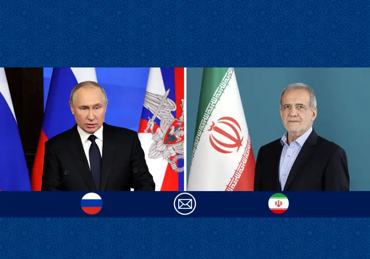 پزشکیان فرارسیدن روز ملی را به رئیس جمهور فدراسیون روسیه تبریک گفت