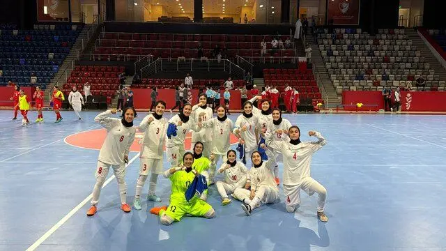 فوتسال دختران ایران به فینال بازی‌های آسیایی جوانان بحرین صعود کرد