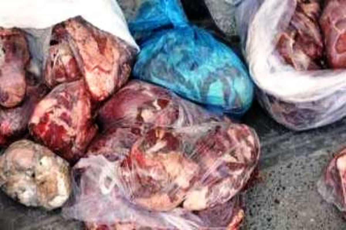 کشف حدود یک تن گوشت فاسد از واحد طباخی غیرمجاز در اصفهان
