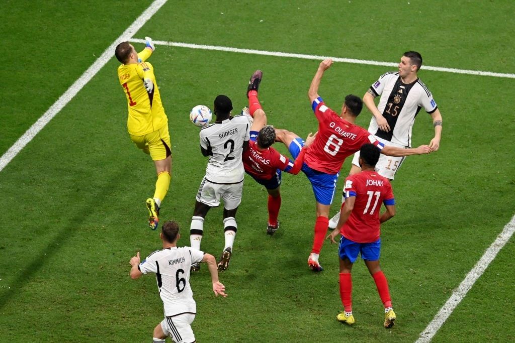 کاستاریکا ۲ - آلمان ۴/ پیروزی پُر گل، اما بی‌فایده