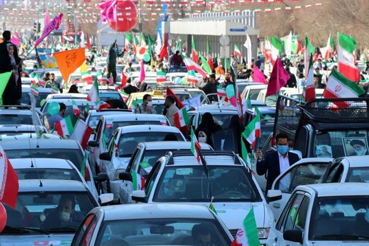 راهپیمایی 22 بهمن به صورت خودرویی و موتوری در اردبیل برگزار می شود 