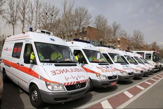 آماده باش بیش از 40 دستگاه آمبولانس اورژانس در روستای بیده سمیرم