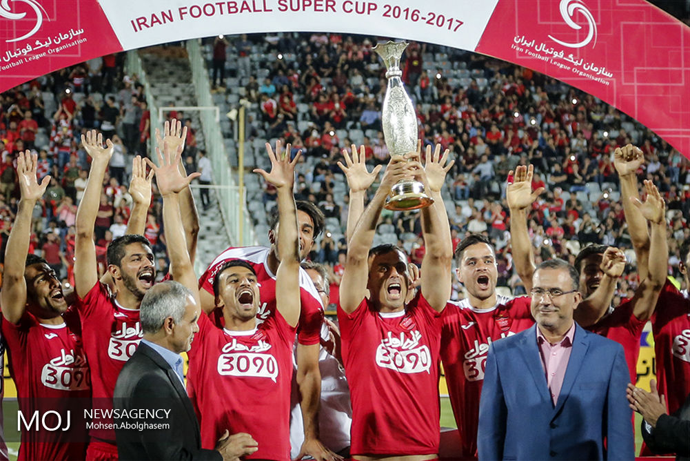 جشن قهرمانی پرسپولیس در سوپرجام فوتبال