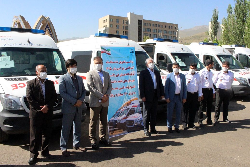 افتتاح 4 پروژه با هزینه ای بالغ بر  30 میلیارد تومان/افزایش 8 دستگاه آمبولانس بنز به اورژانش استان همدان