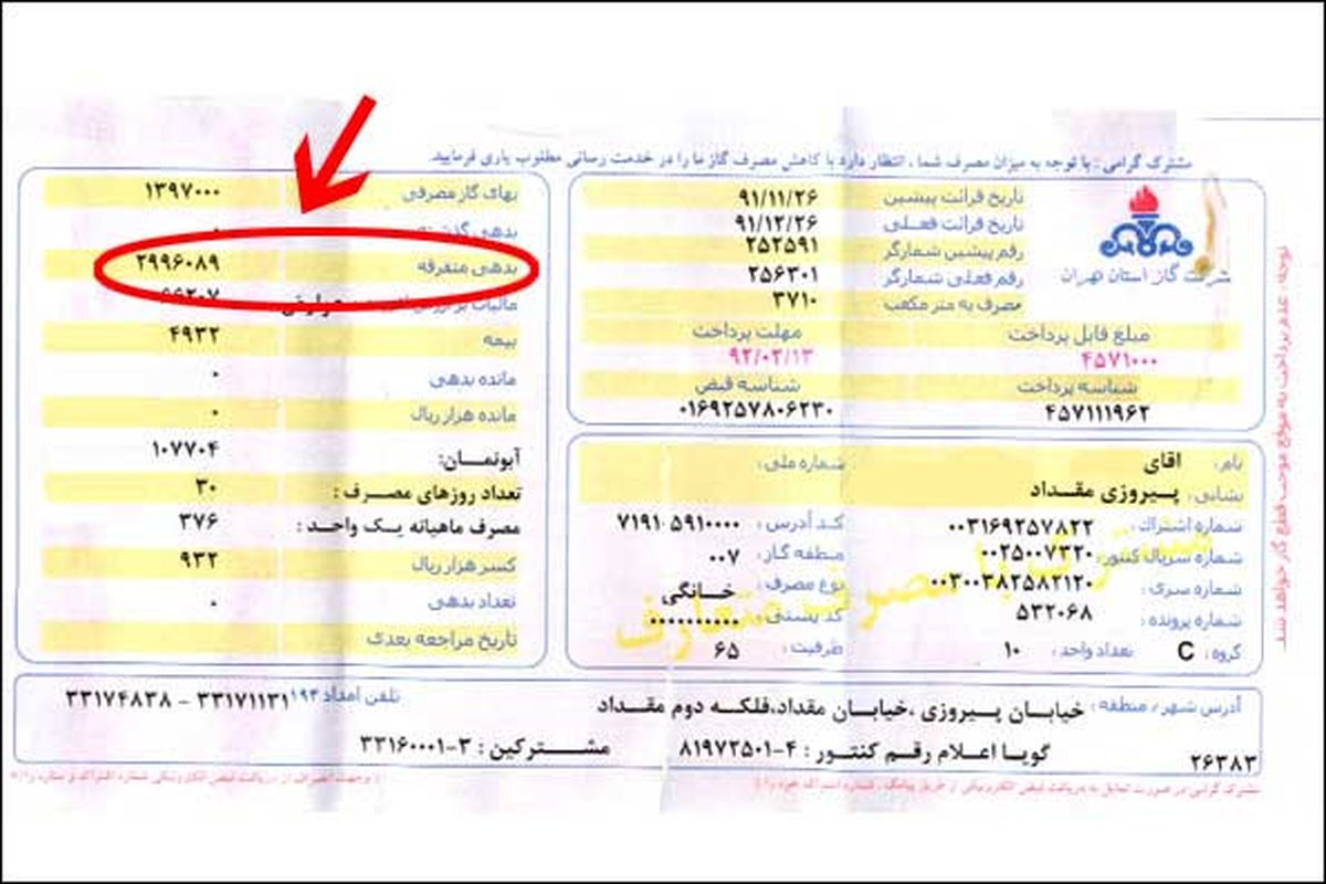 حق بیمه ماهانه مشترکان گاز و برق تعیین شد