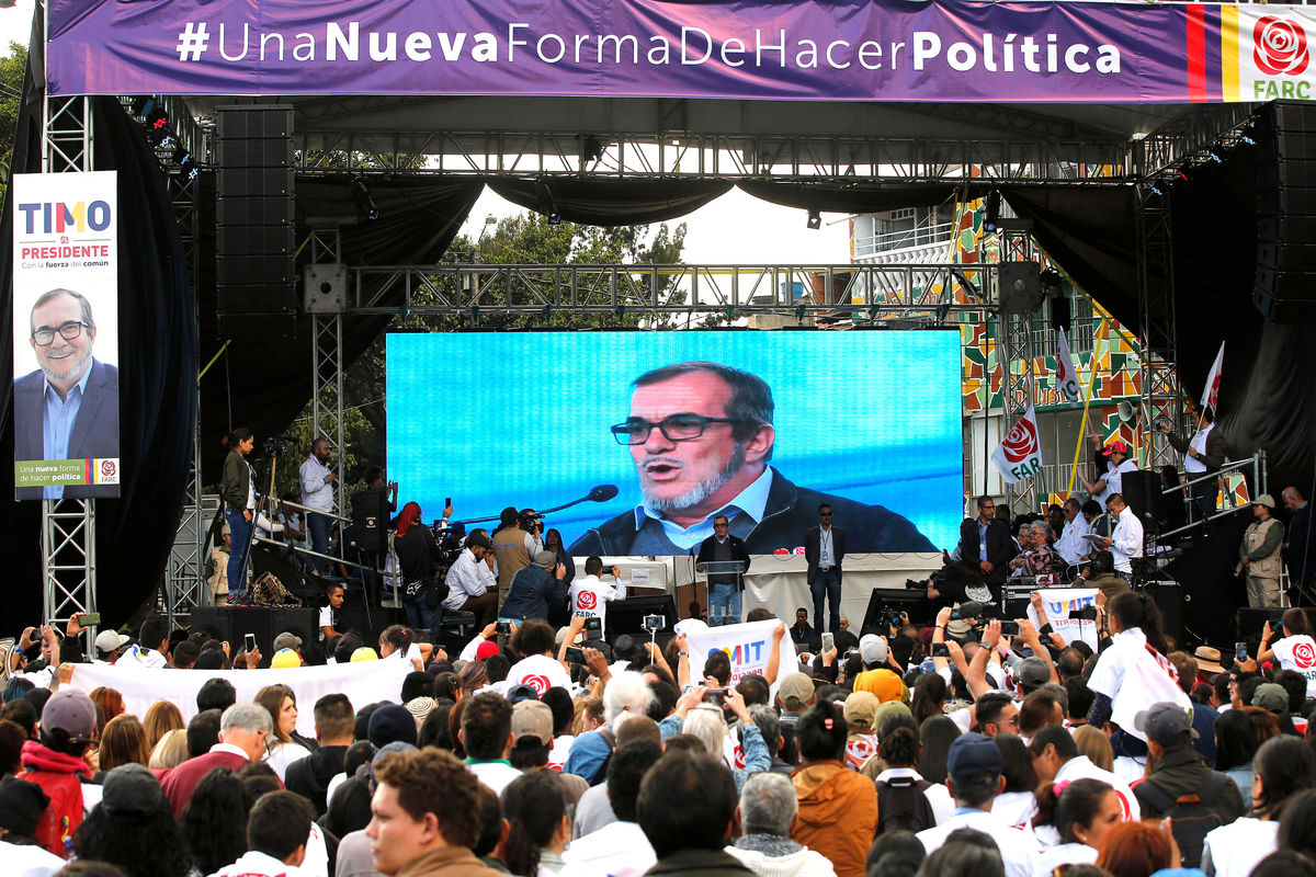کمپین حزب فارک در کلمبیا آغاز به کار کرد