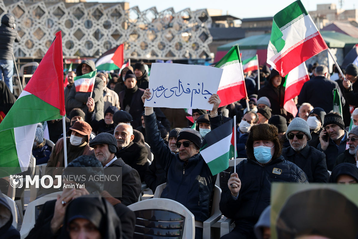 حضور گسترده مردم تهران در مراسم ۹ دی + فیلم