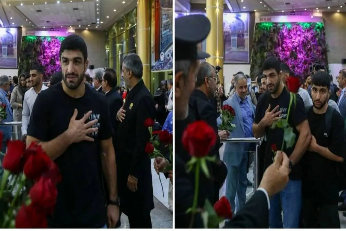 تیم کشتی ایران در مشهد