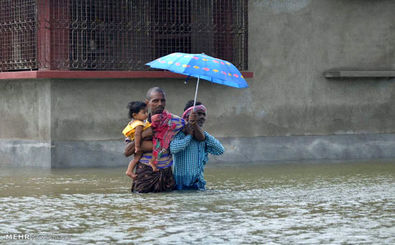 باران های موسمی در هند ۳۲ کشته برجا گذاشت