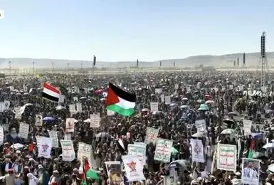 یمن صحنه تظاهرات میلیونی در حمایت از مقاومت غزه شد