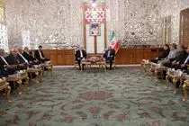 رئیس و اعضای شورای رهبری حماس با رئیس مجلس دیدار کردند