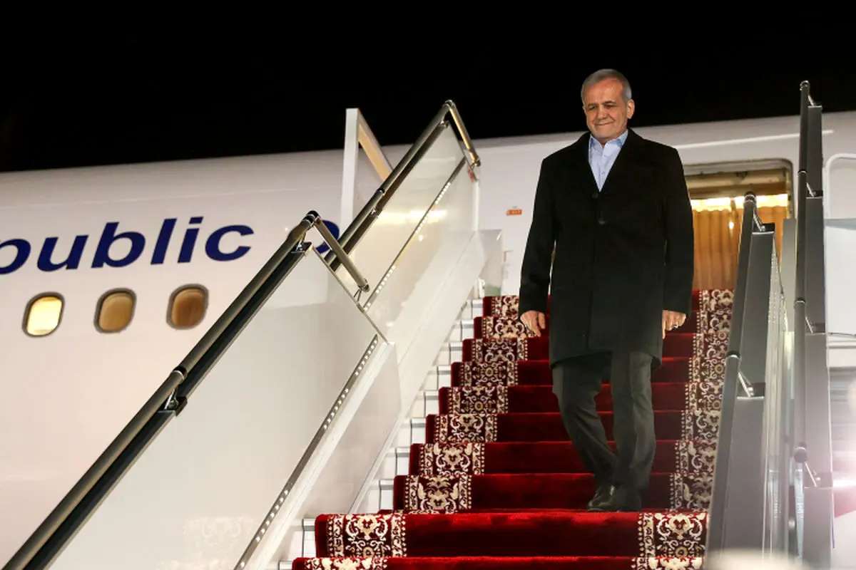 پزشکیان وارد کشورمان شد