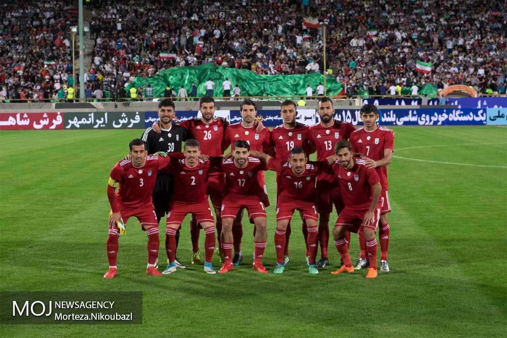 مسابقه فوتبال دوستانه تیم های ملی جمهوری اسلامی ایران و ازبکستان 