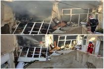 3 مصدوم درپی انفجار و آتش سوزی یک منزل مسکونی در کاشان