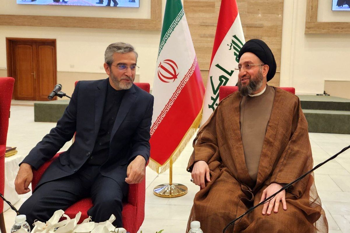 سرپرست وزارت امور خارجه ایران با عمار حکیم دیدار کرد