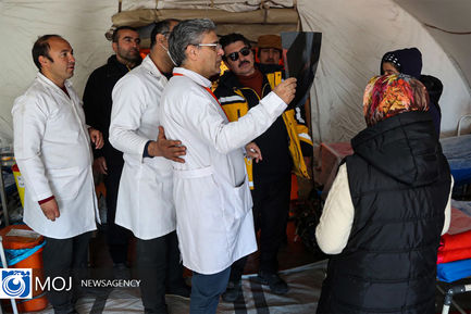 خدمت رسانی شبانه روزی بیمارستان سیار نیروی زمینی ارتش به زلزله زدگان شهر آدی یامان ترکیه