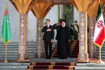 مراسم رسمی استقبال از رئیس جمهور ترکمنستان با حضور رئیسی برگزار شد
