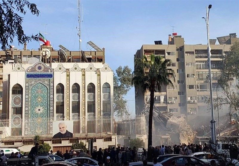 رژیم صهیونیستی ساختمان مجاور سفارت ایران در دمشق را هدف قرار داد