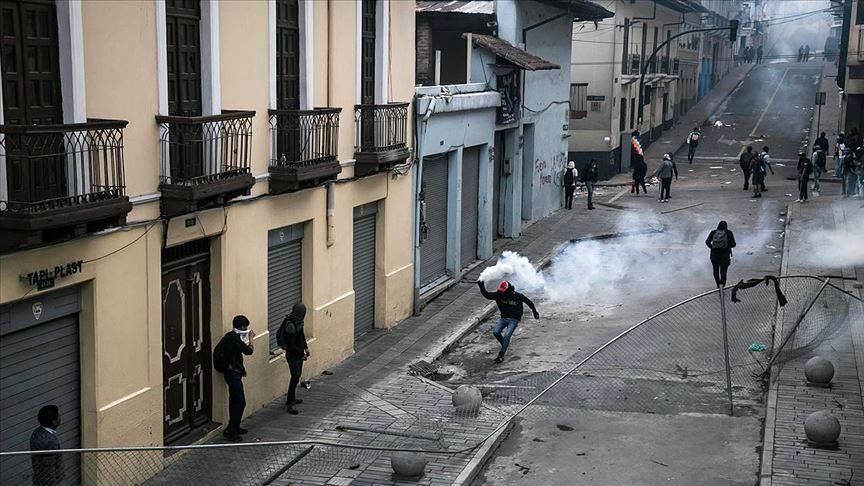 دولت اکوادور 350 معترض در این کشور را دستگیر کرد