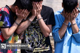 دستگیری اراذل و اوباش خزانه در عملیات پلیس+ فیلم