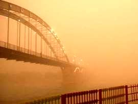 گردوغبار شدید دوباره آسمان خوزستان را فراگرفت / پیش بینی افزایش گردوغبار در هفته جاری