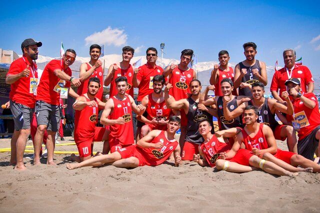 نوجوانان هندبال ساحلی ایران به مدال طلا دست یافتند