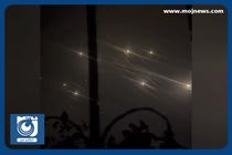 ویدئویی از حجم سنگین موشک‌های شلیک شده به سمت تل آویو + فیلم