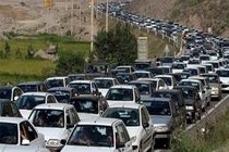آزادراه تهران - کرج - قزوین زیر بار ترافیک سنگین
