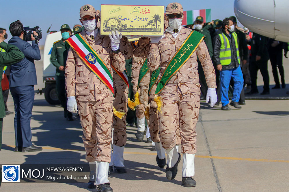 استقبال از پیکر شهدای گمنام دوران دفاع مقدس در اصفهان