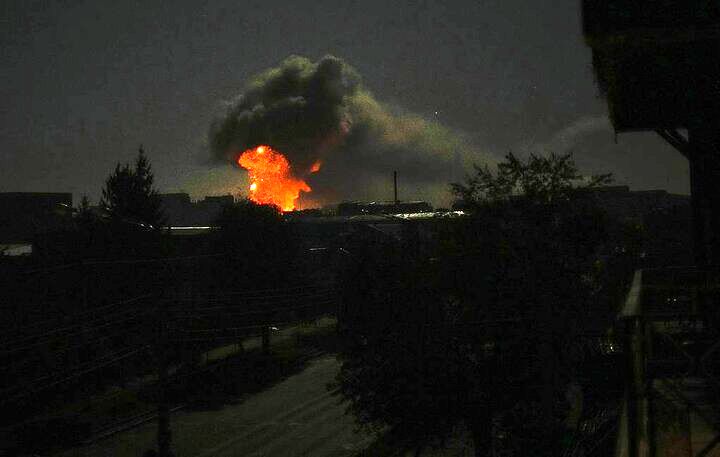 حمله موشکی و پهپادی روسیه به پایتخت اوکراین