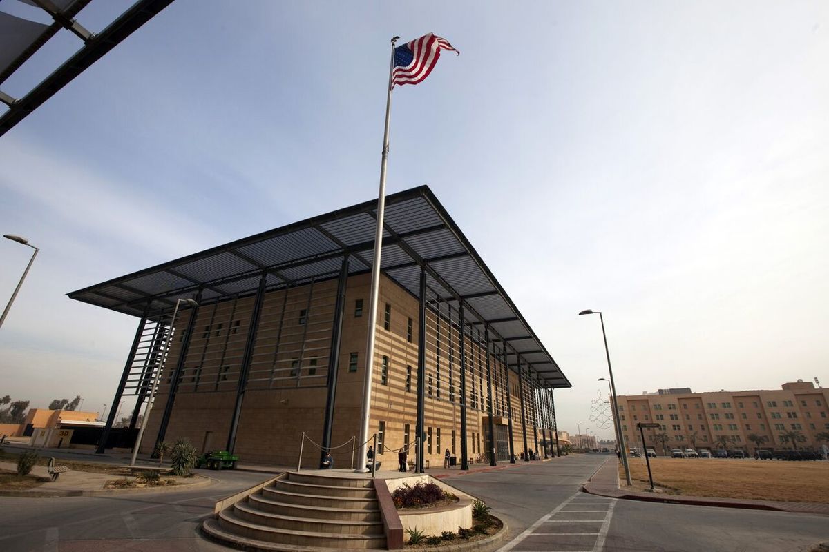سفارت آمریکا در عراق مورد حمله خمپاره‌ای قرار گرفت