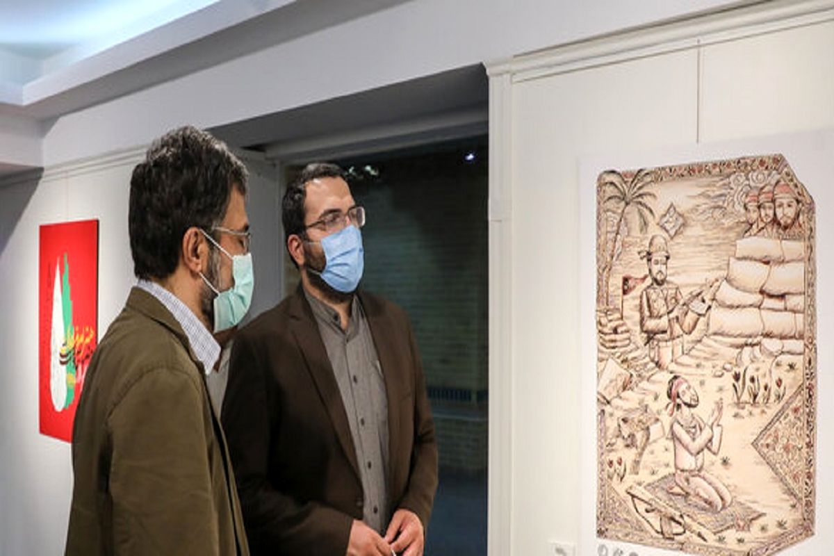 افتتاح چند نمایشگا‌ه‌ آثار تجسمی به مناسبت هفته هنر انقلاب