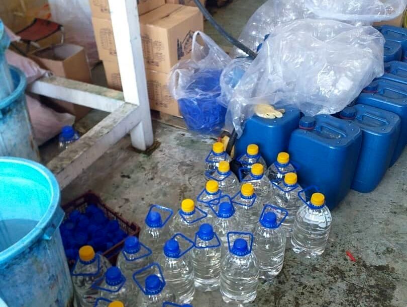 155 هزار لیتر الکل احتکار شده در البرز کشف شد