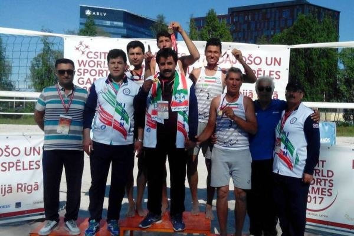 تیم «چشمه چینو» گلستان قهرمان والیبال ساحلی کارگران جهان شد
