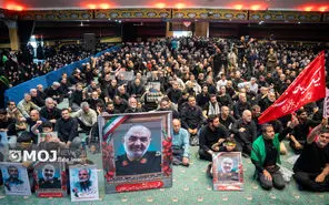 همزمان با شب تاسوعا مراسم سوگ سردار وعده‌های صادق برگزار شد