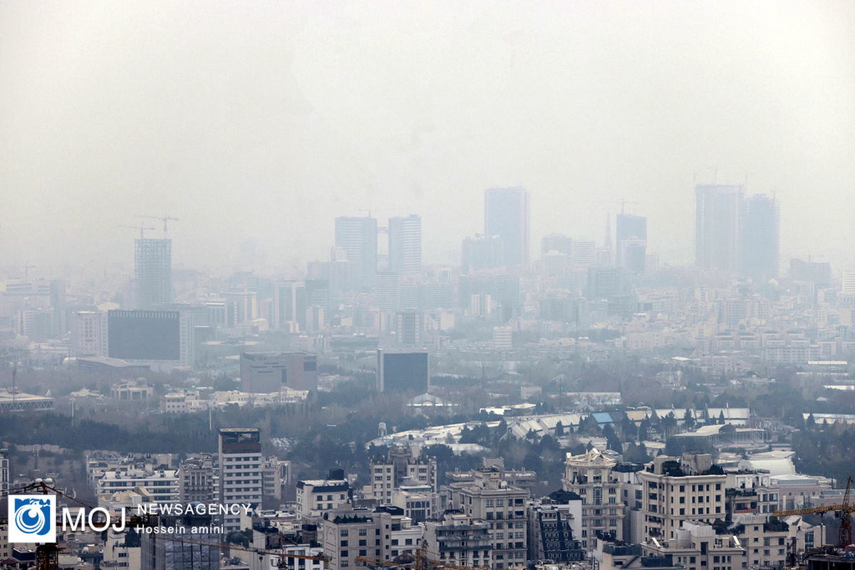 کیفیت هوای تهران  ۲۱ آذر ۱۴۰۲ / شاخص کیفیت هوای تهران روی عدد ۱۲۰ و ناسالم است
