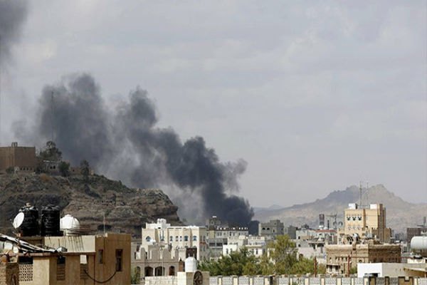 حمله هوایی ارتش عربستان به صنعا