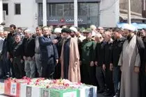 تشییع پیکر دو شهید مدافع وطن در خلخال با حضور پرشور مردم
