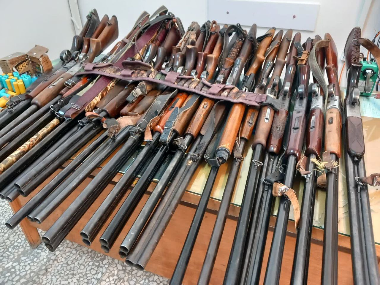 کشف و ضبط 28 قبضه سلاح شکاری در مازندران
