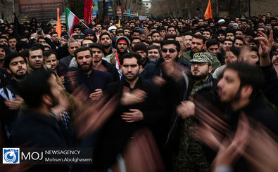 اجتماع دانشجویان دانشگاه تهران در پی شهادت سردار سلیمانی (۲)
