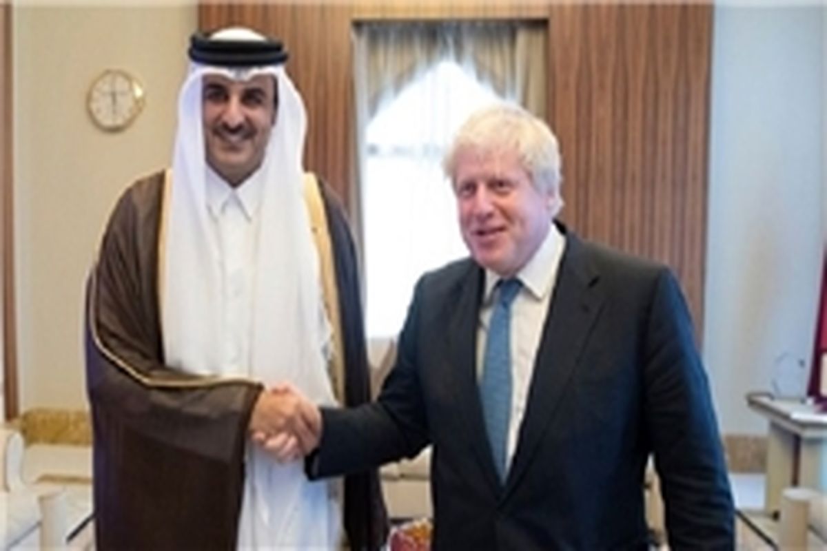 دیدار وزیر خارجه انگلیس با امیر قطر