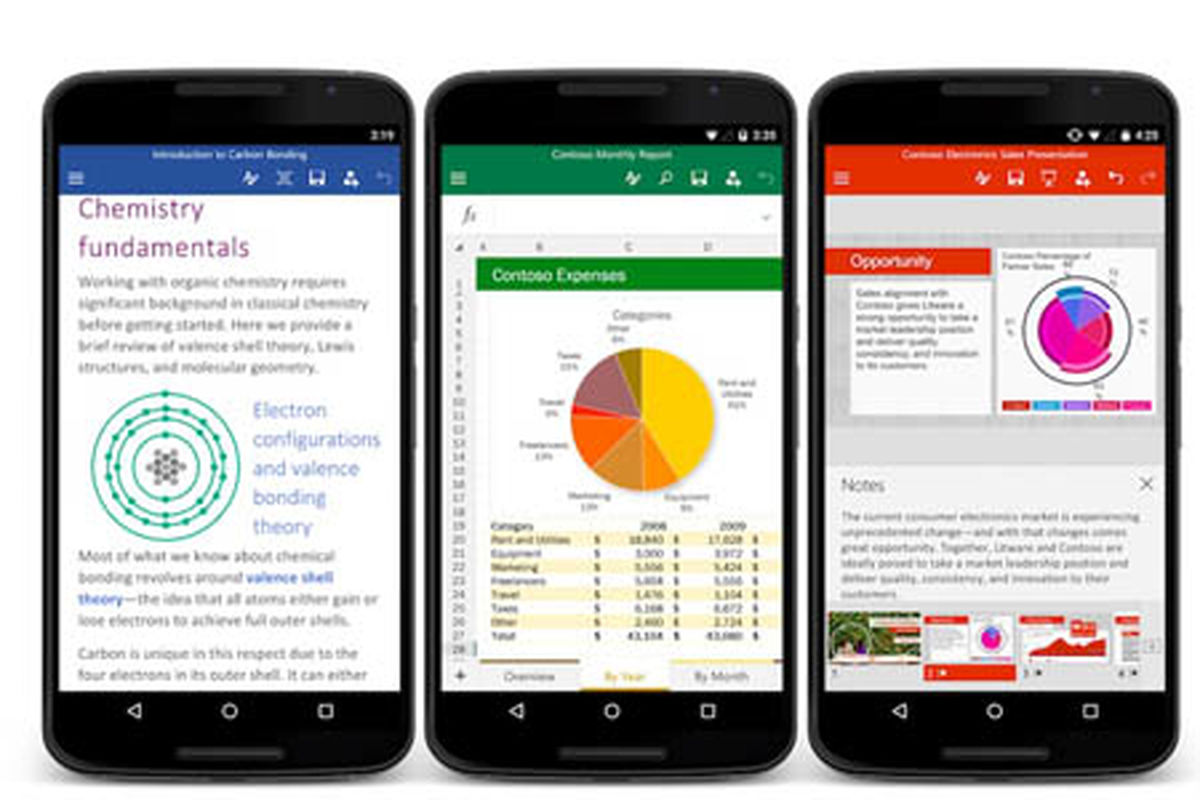 قابلیت جدید مایکروسافت در اپلیکیشن‌های موبایلی Word و Excel