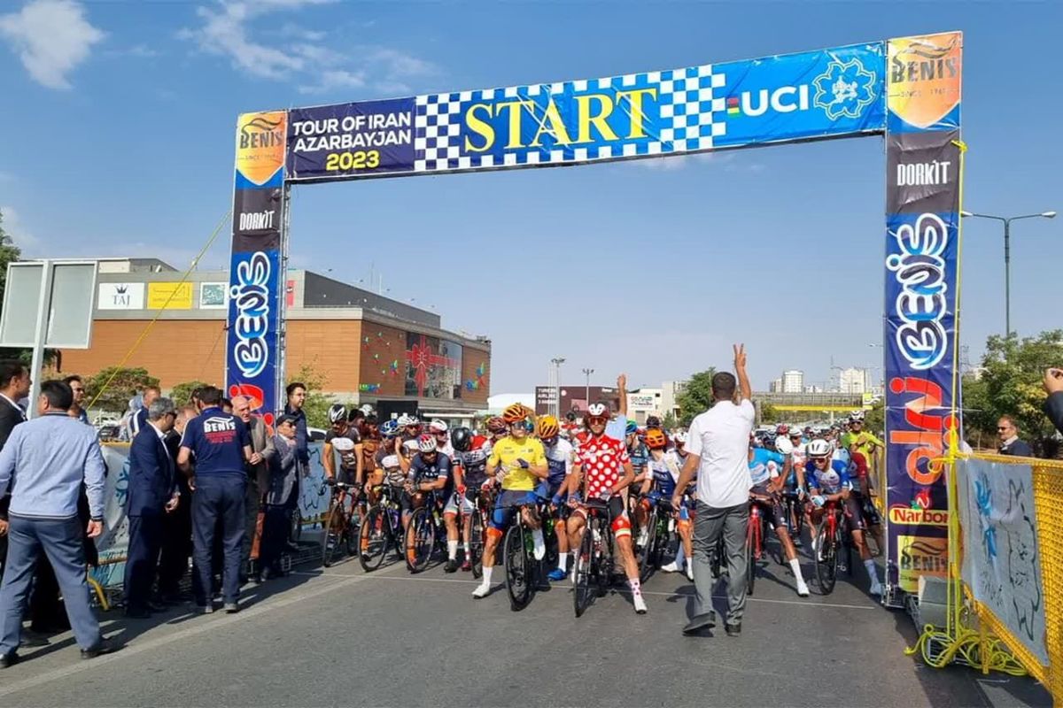 شروع طولانی ترین مرحله تور دوچرخه سواری ایران - آذربایجان
