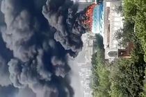 فیلم آتش سوزی در مرکز فرماندهی نیروی انتظامی