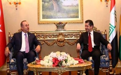وزیر خارجه ترکیه با مسرور بارزانی دیدار کرد